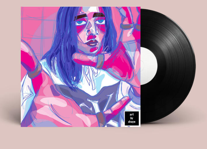 Billie Eilish Album Cover Mock-up