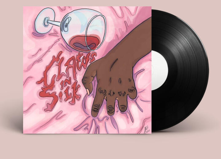 Claws in silk Album Cover Mock-up