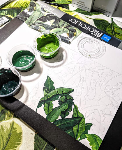 Banana Leaf Progress