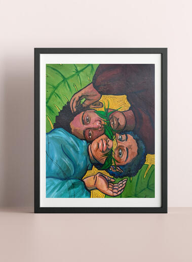 Growing with the Grass Framed